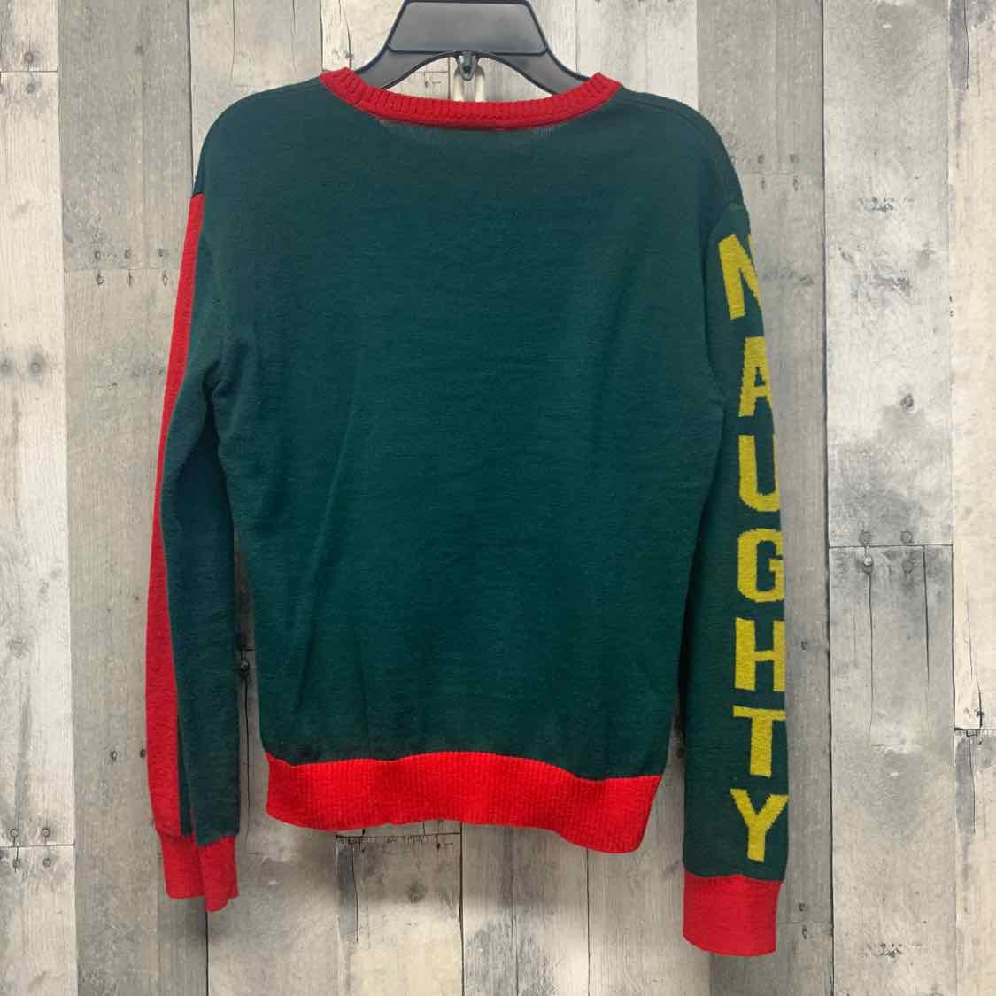 Size Medium Green/Red Dr Seuss Sweater