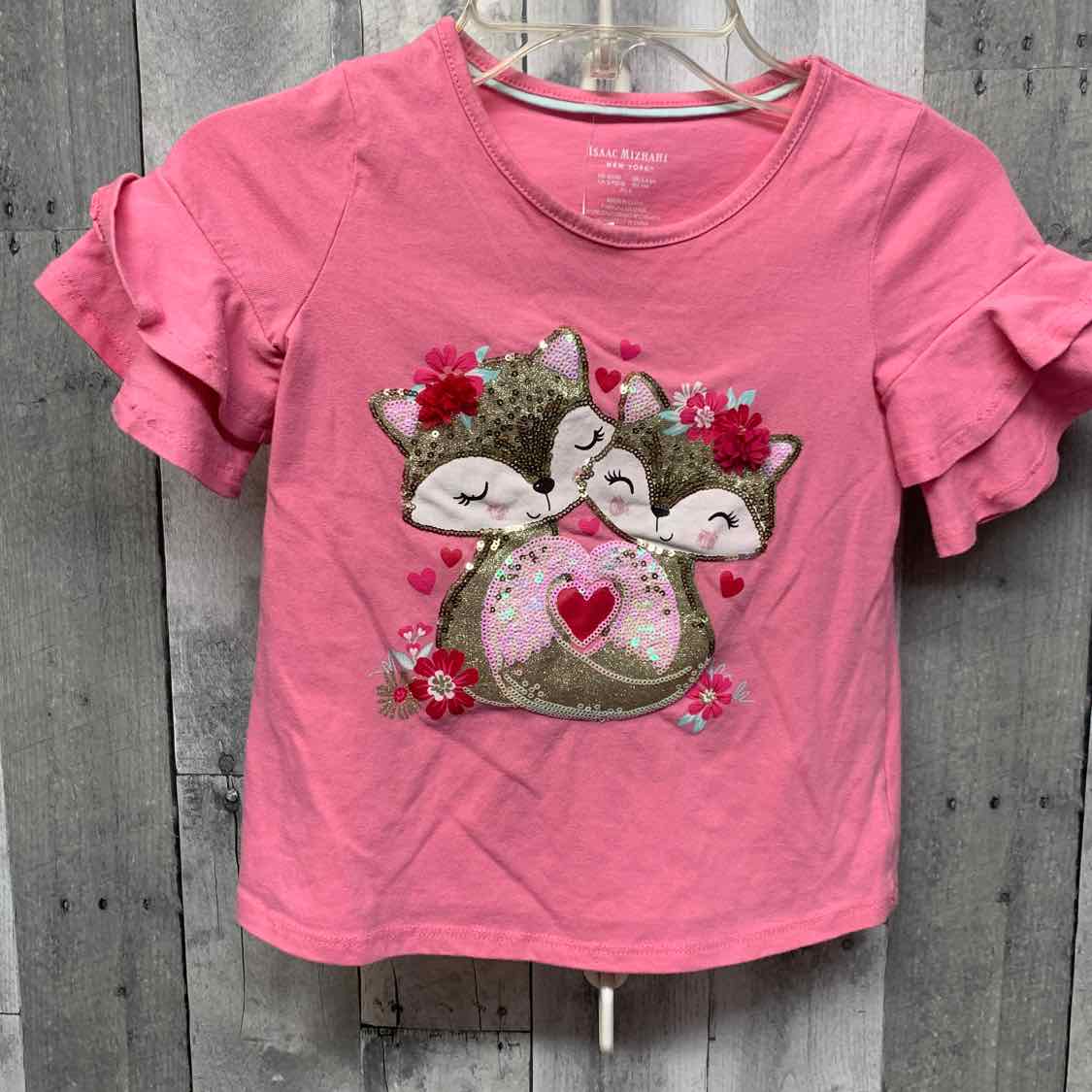 Size 5/6 Pink/Gold B Brand T Shirt