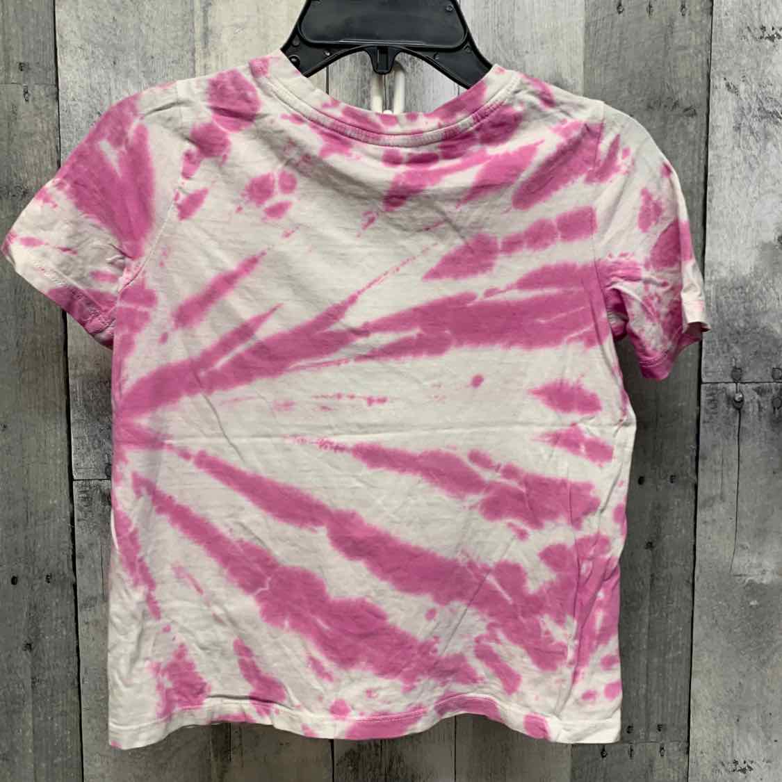 Size 6/7 White/Pink Mid Brand T Shirt