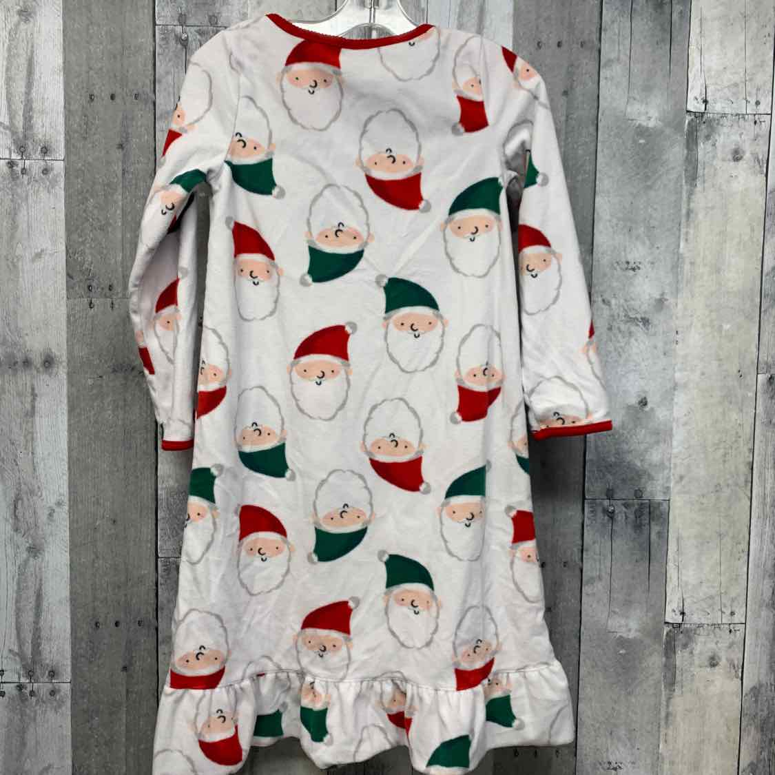 Size 6/7 White Print Carter's Nightgown
