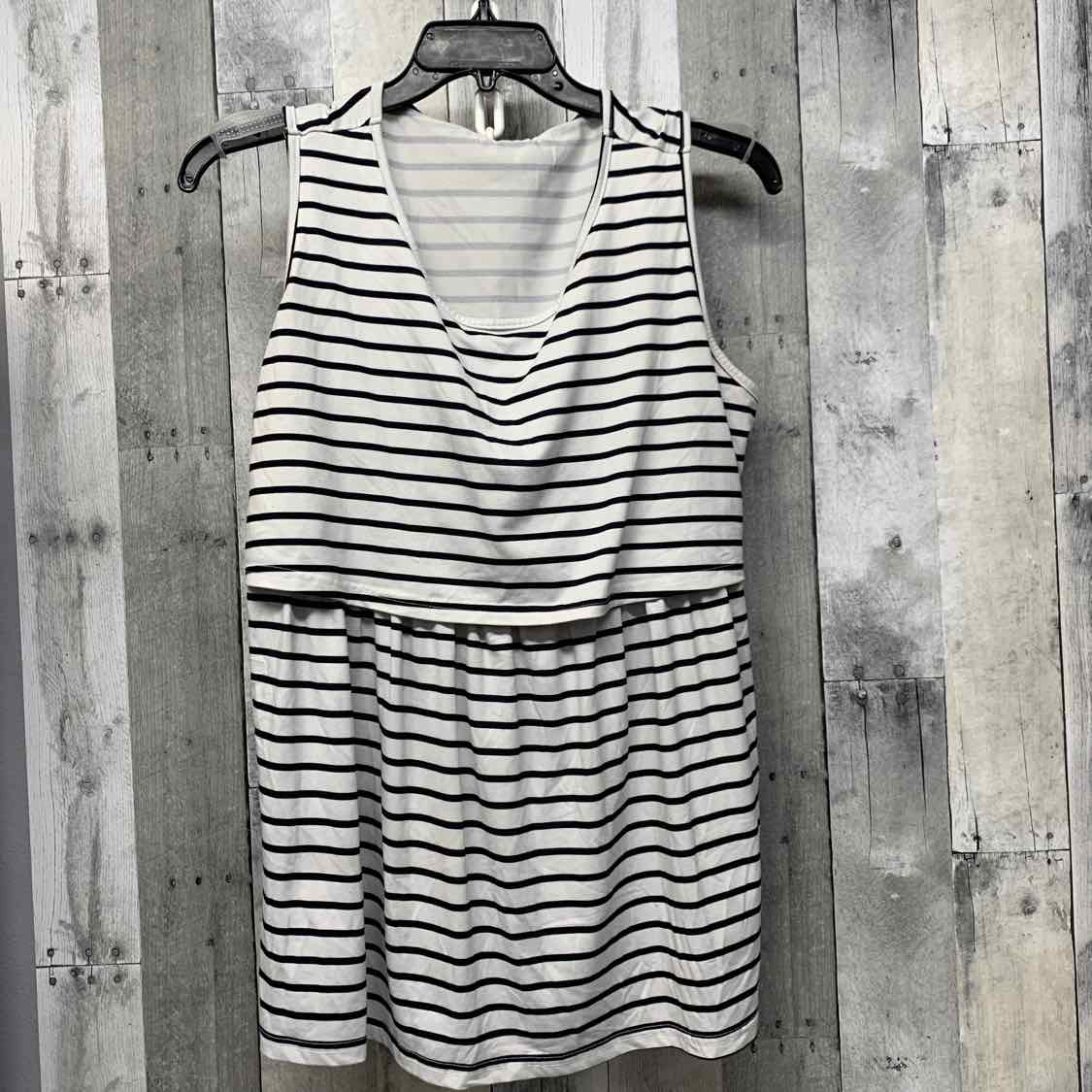 Size XL Black/White B Brand Tank Top - OodlesCB