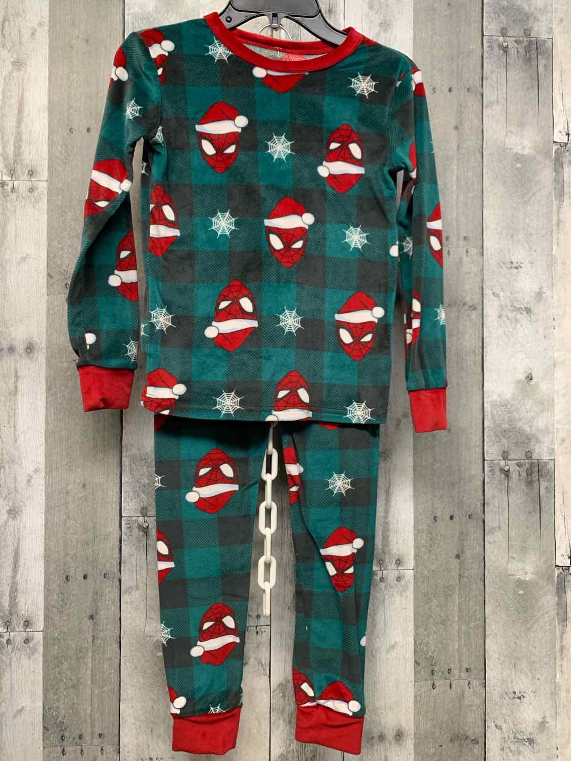 Size 10 Green/Red Marvel 2pc PJs
