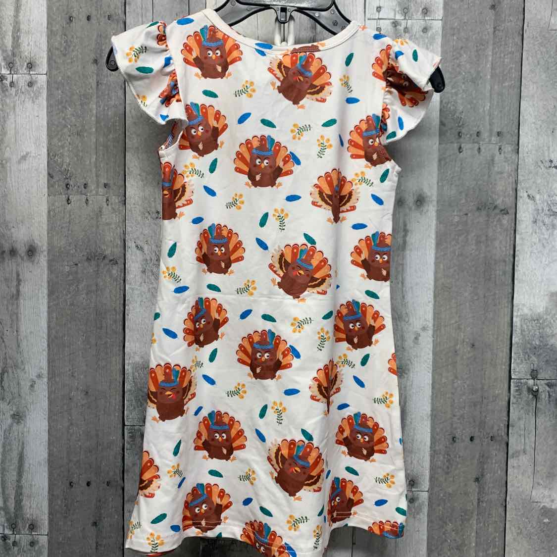 Size XSmall White/Brown Boutique Brand Dress - Knit