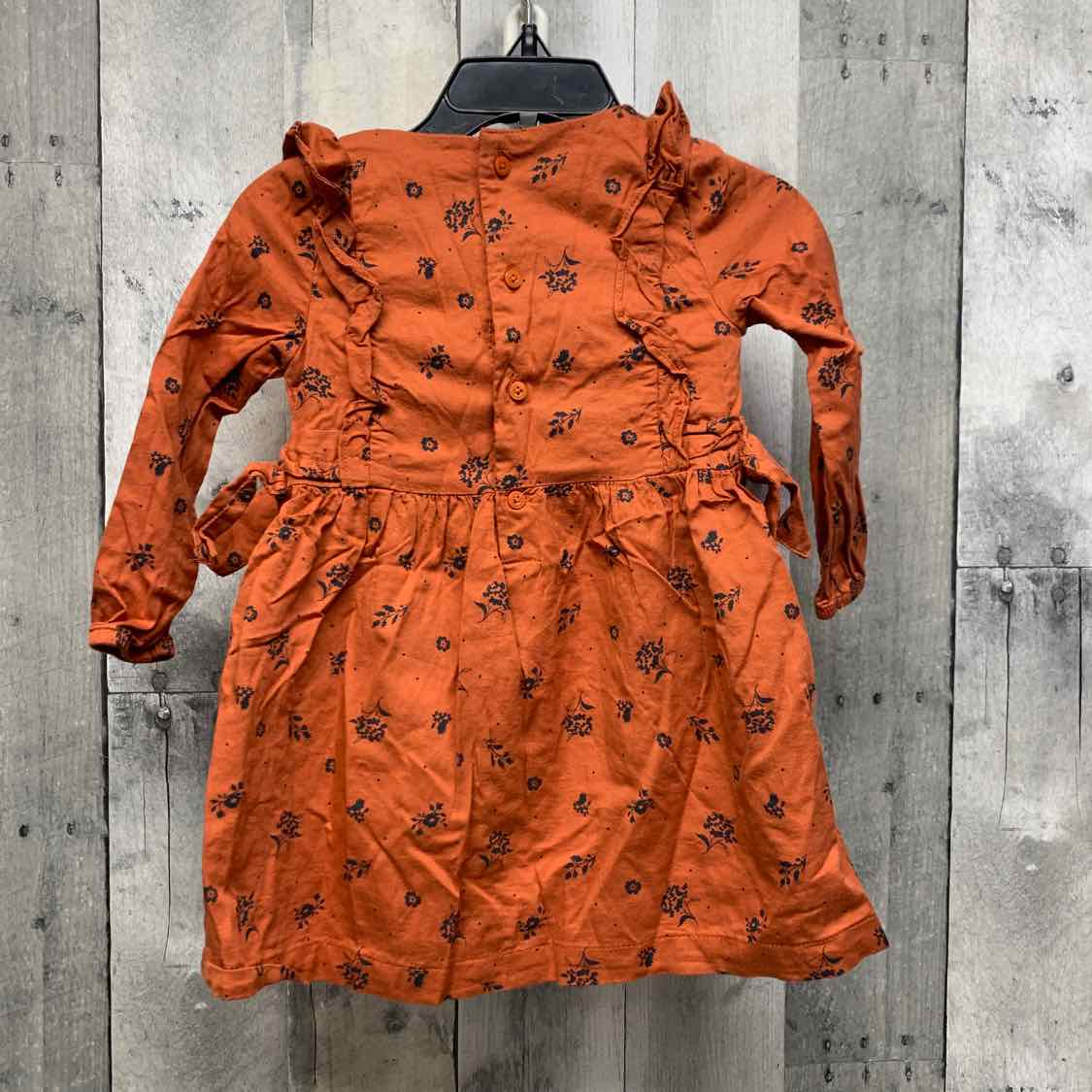 Size 18 Months Brown Just One You LS Dress