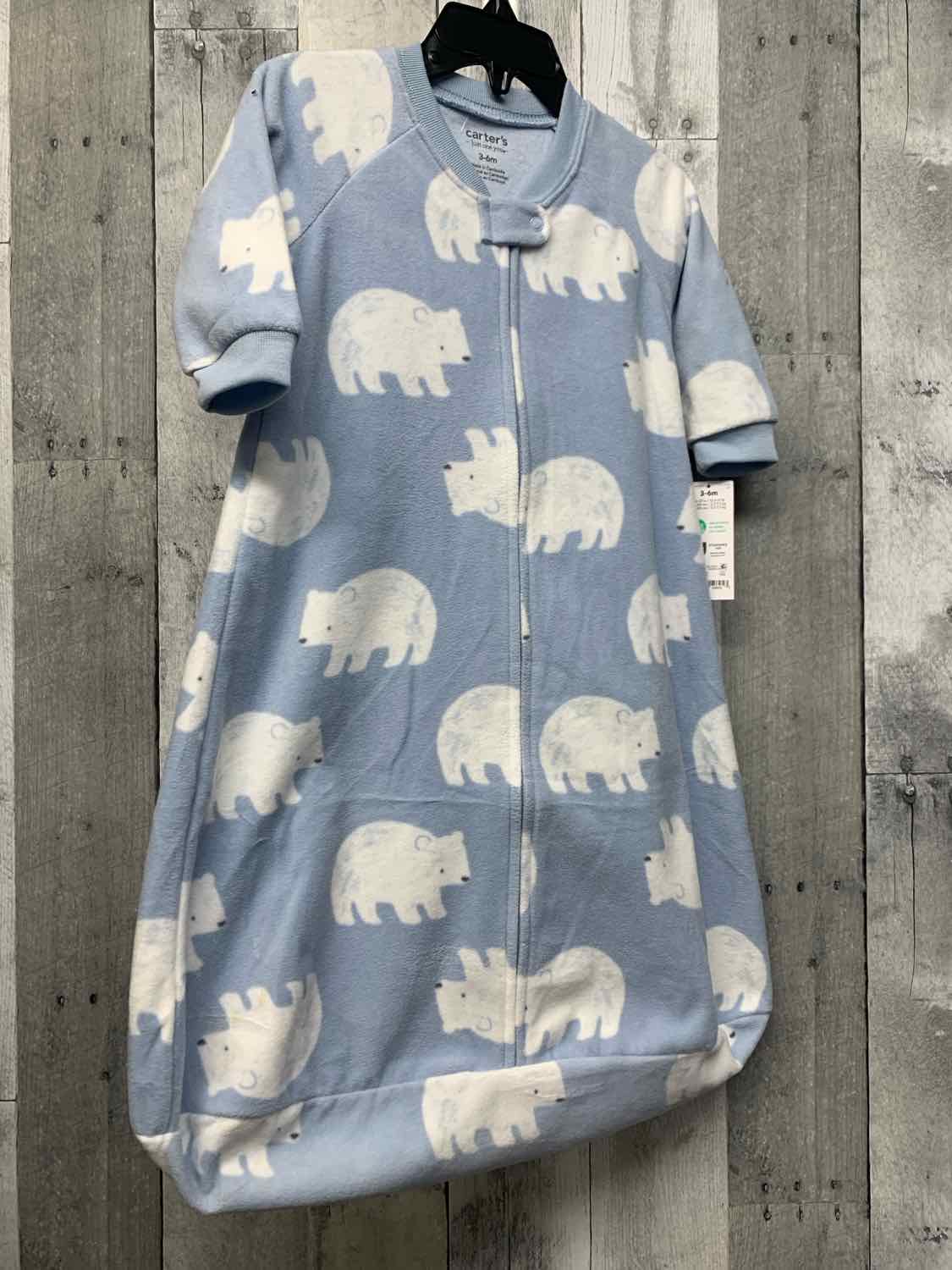 Size 3-6 Months Blue/White Just One You Sleep Sack