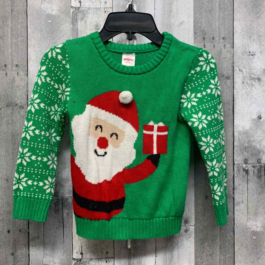 Size 4T Green/Red Holiday Brands Sweater