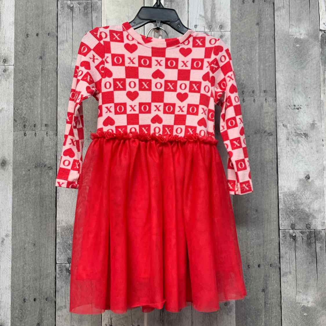 Size 3T Pink/Red B Brand 2pc Dress