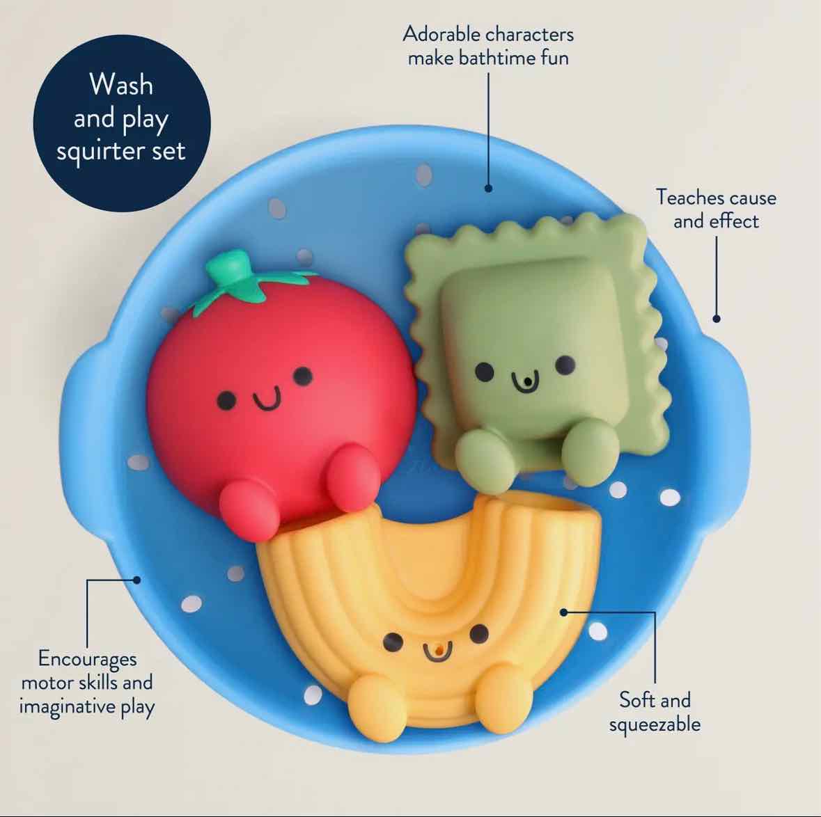 Itzy Splash Pals Pasta - OodlesCB