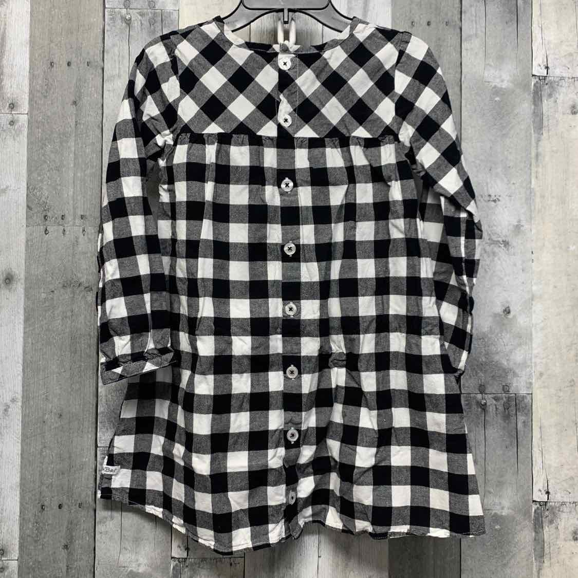 Size 8 Black Ruffle Butts Dress