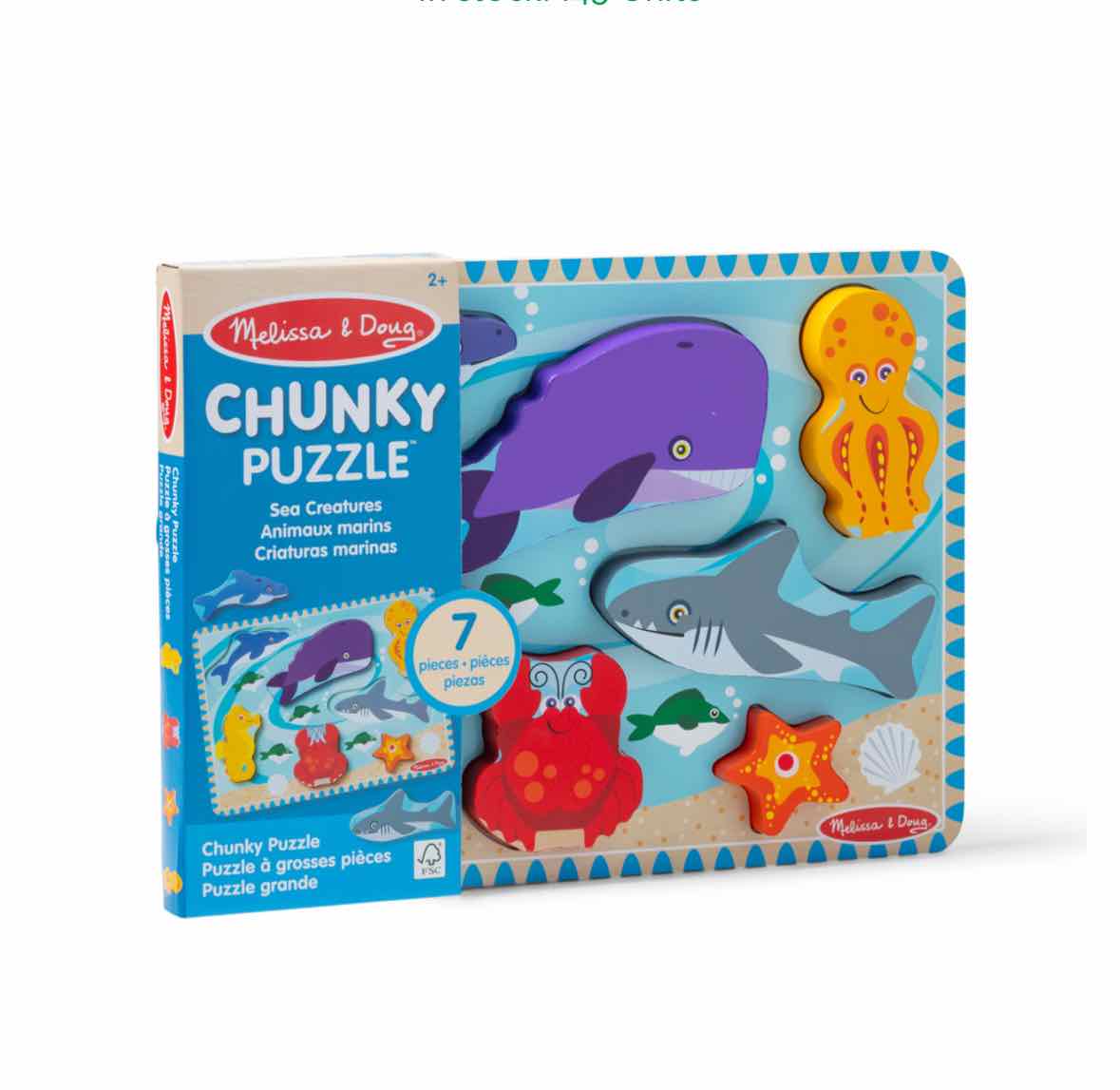 Melissa & Doug Sea Creatures Chunky Puzzle