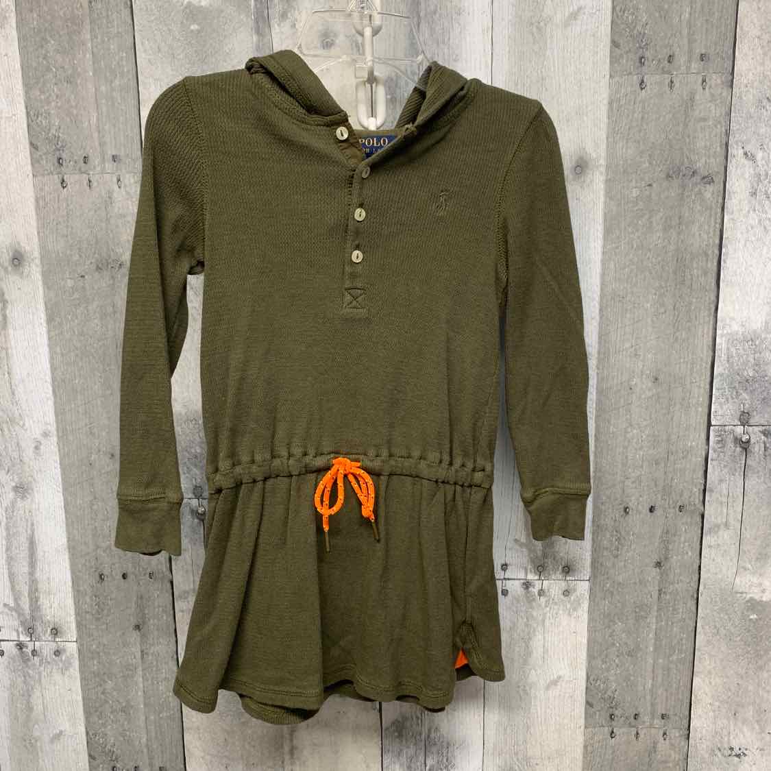 Size 3T Green Ralph Lauren LS Dress