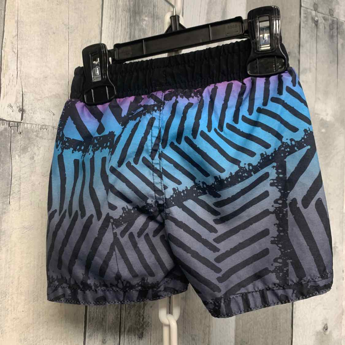 Size 12 Months Black Print Mid Brand Swim Trunks