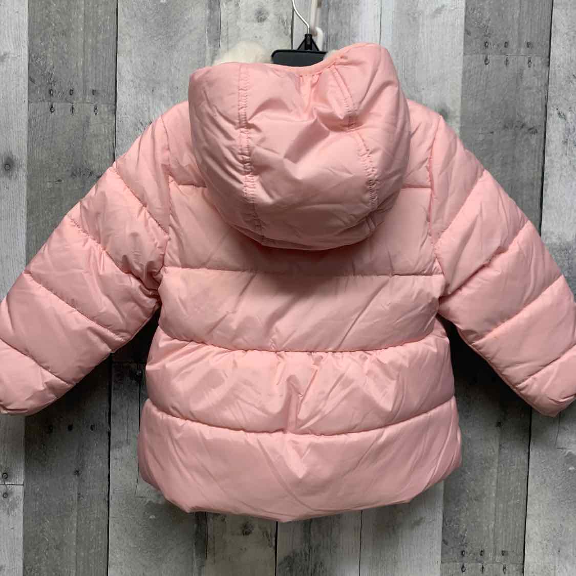 Size 3T Pink/White Wonder Nation Snow Jacket