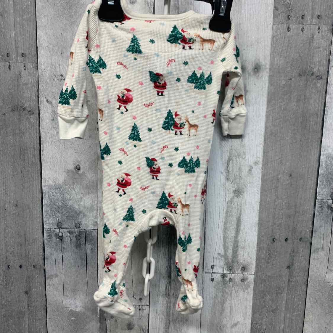 Size 0-3 Months Tan Print Gymboree Footy PJs