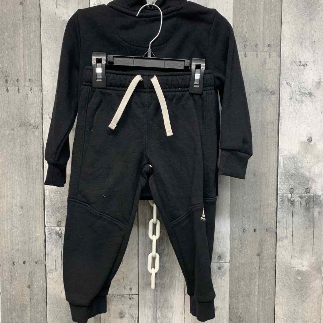 Size 2T Black Reebok Jacket/Pants