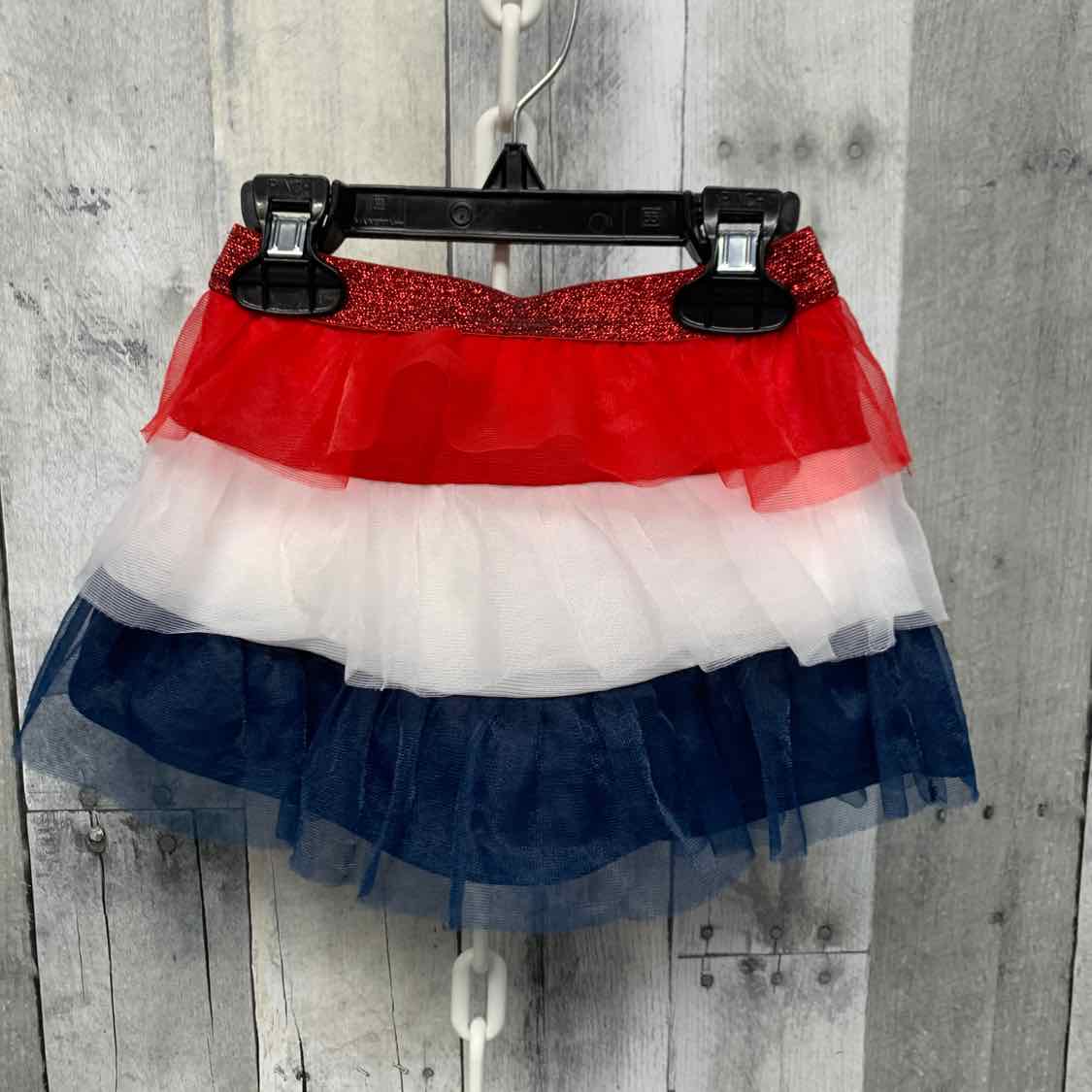 Size 18 Months Red/White/Blue Holiday Brands Skirt - Athletic