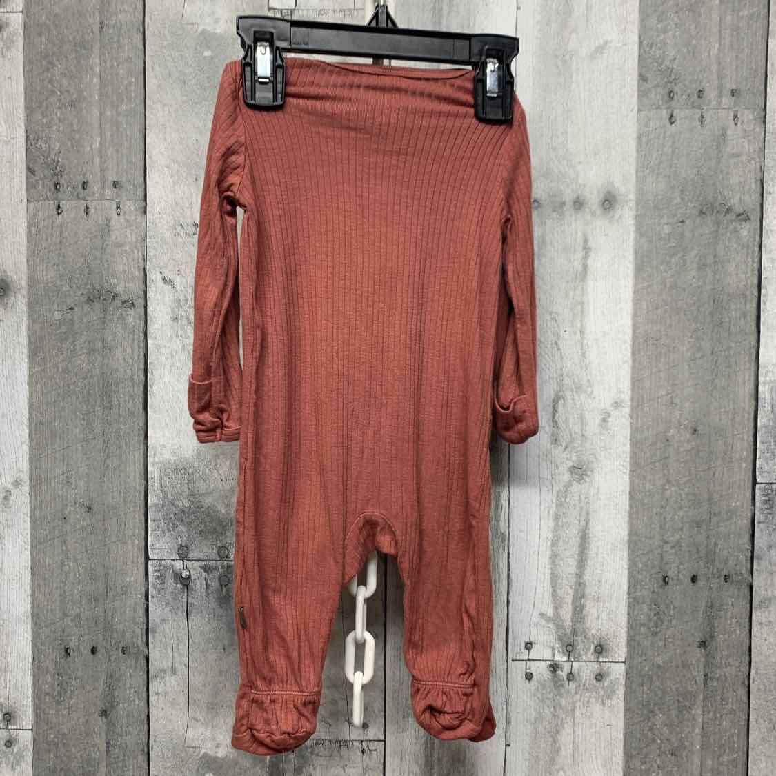 Size 0-3 Months Brown Modern Moments by Gerber Footy PJs - OodlesCB