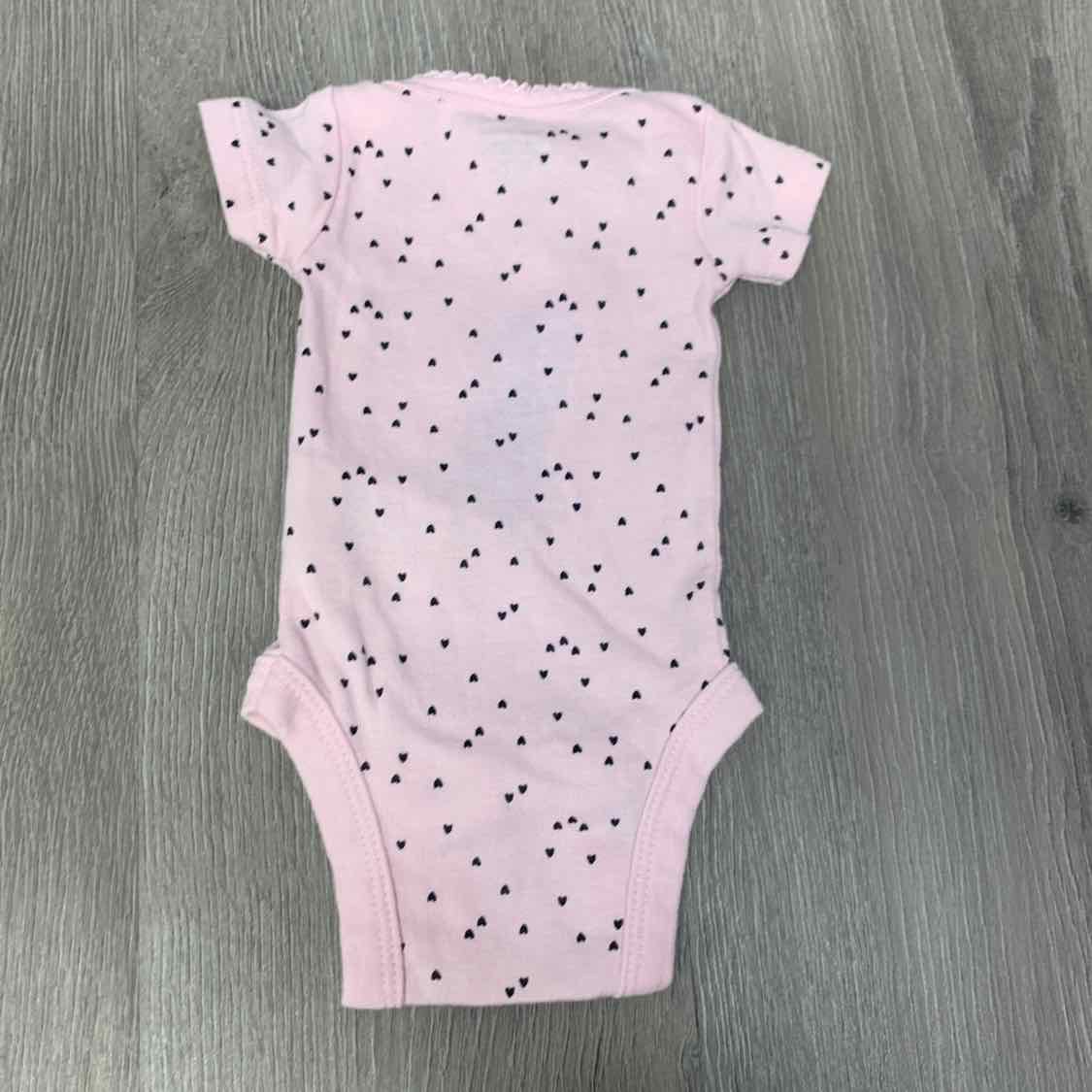 Size Preemie Pink Print Gerber Bodysuit