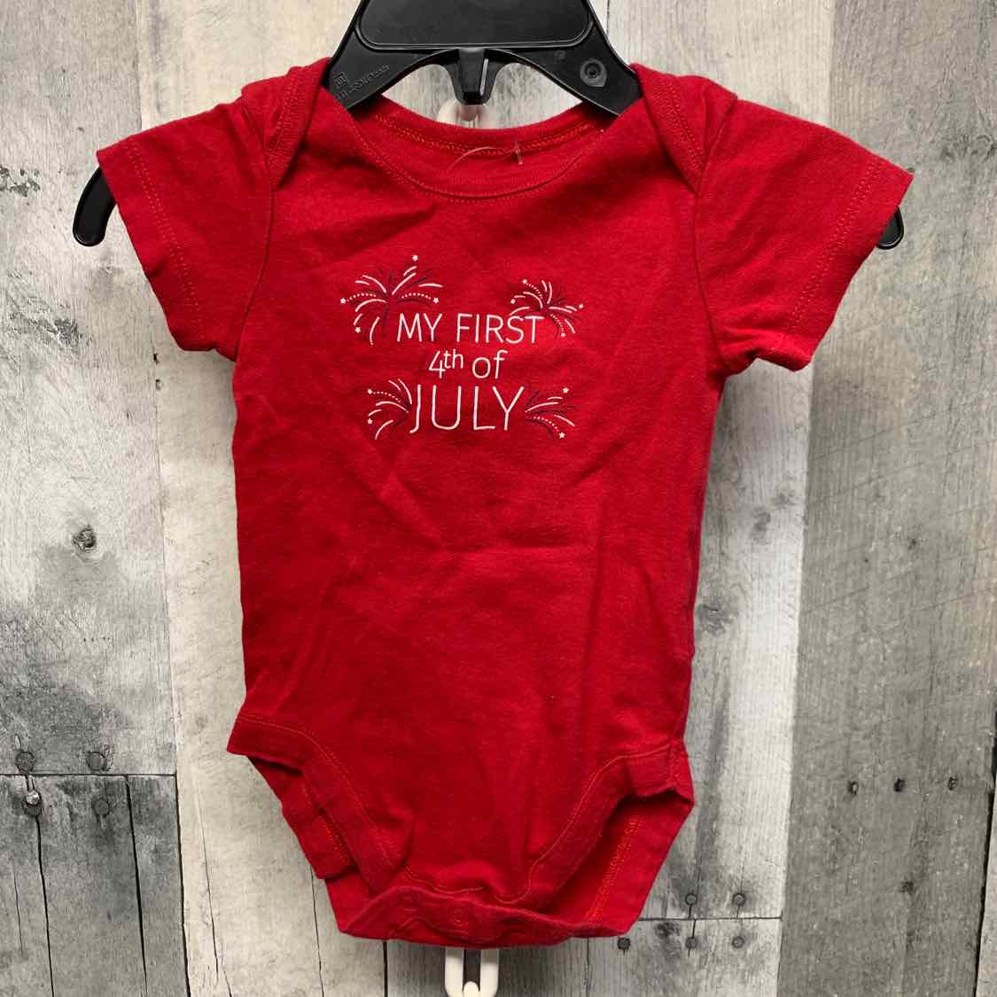 Size 3-6 Months Red Graphic Children's Place Bodysuit