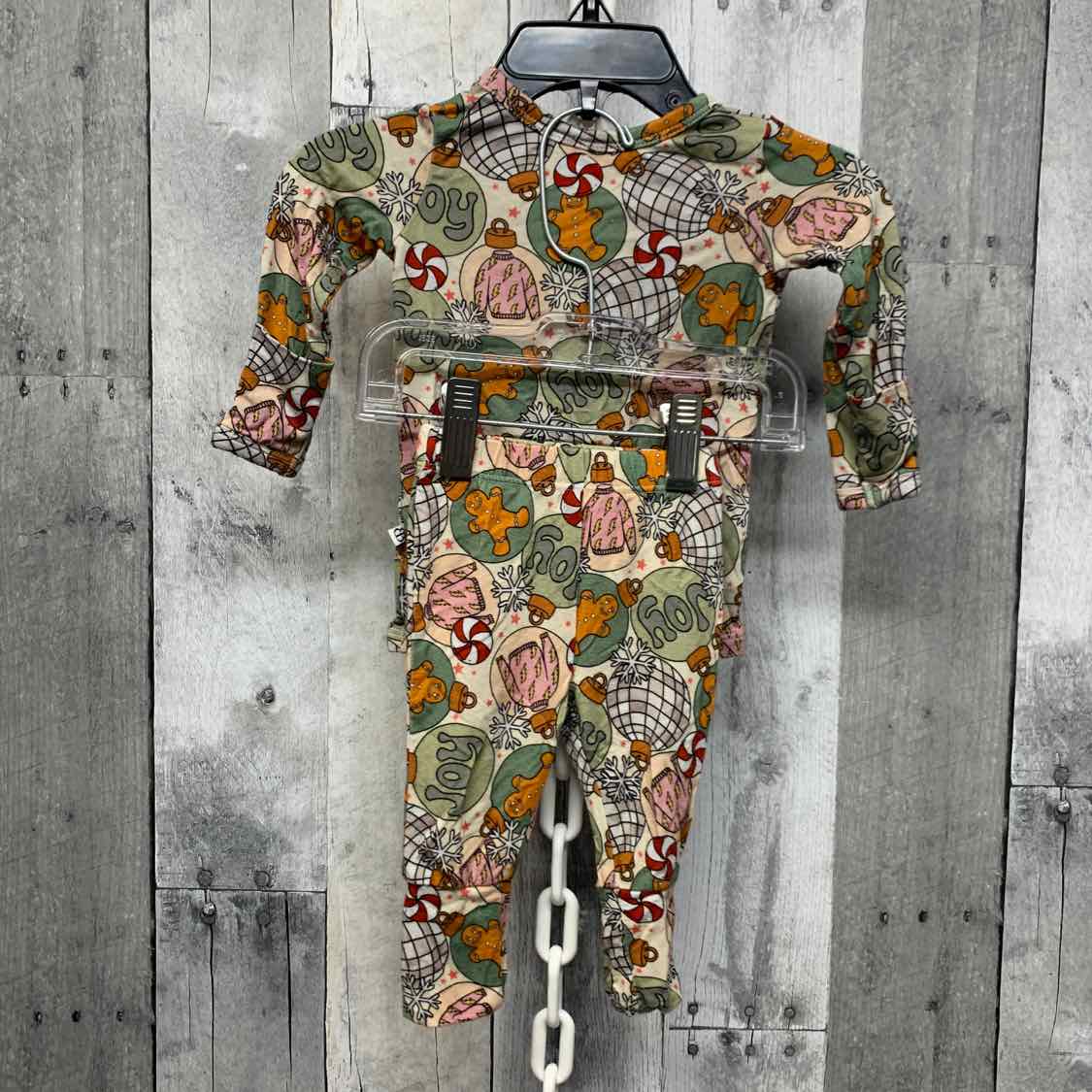 Size 0-3 Months Green Boutique Brand 2pc PJs