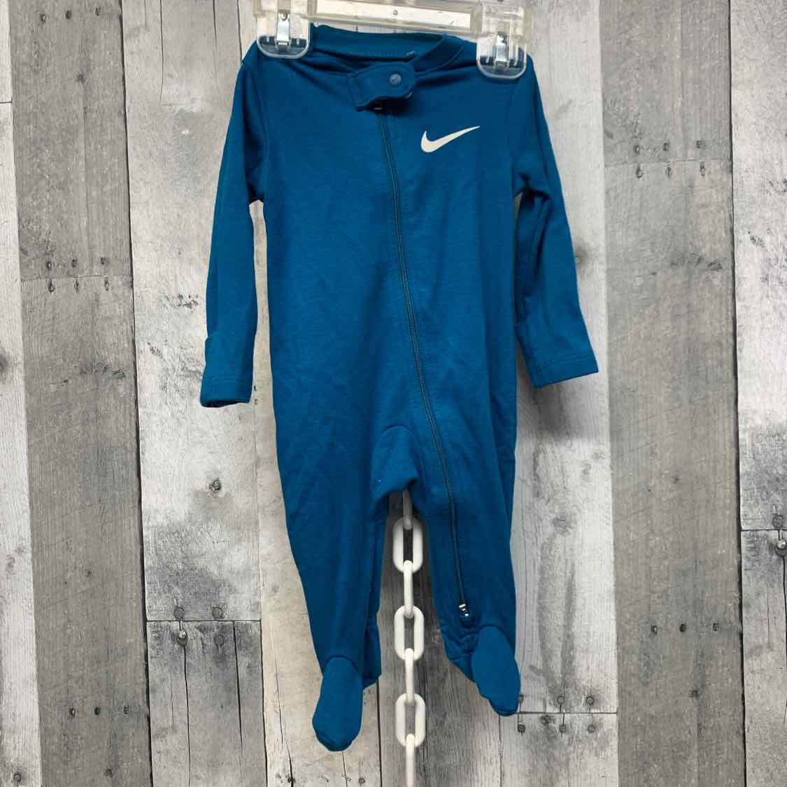 Size 3 Months Teal Sport Brand Footy PJs