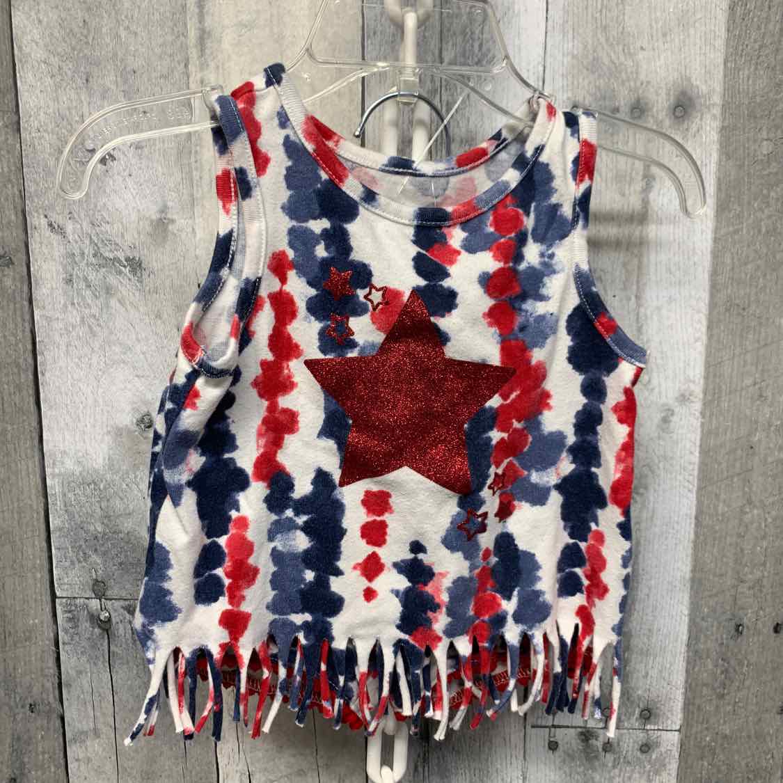 Size 18 Months Red/Blue Holiday Brands Shirt/Shorts