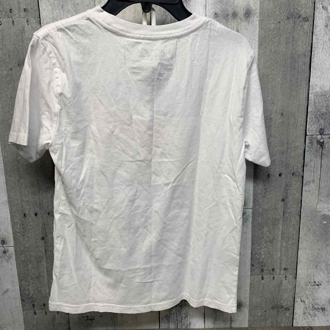 Size Medium White Graphic Nautica T Shirt