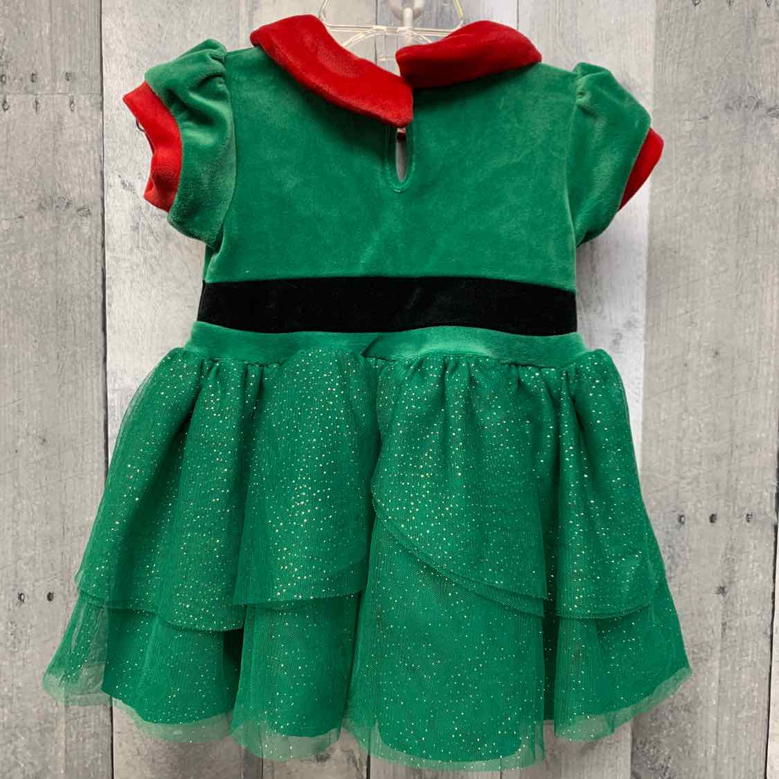 Size 12 Months Green/Red Holiday Brands Dress
