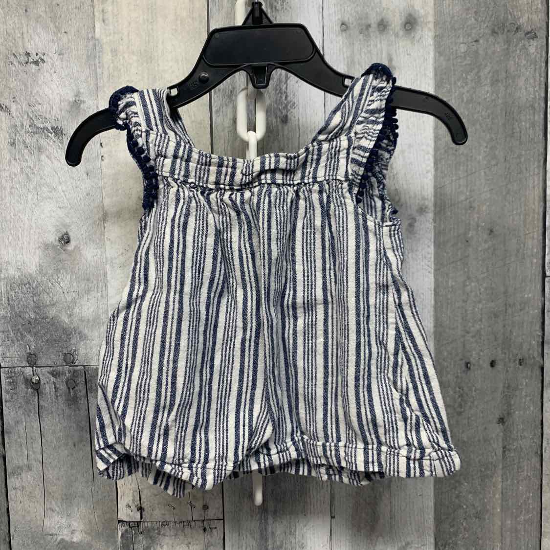 Size 2T Navy/White Carter's Tank Top