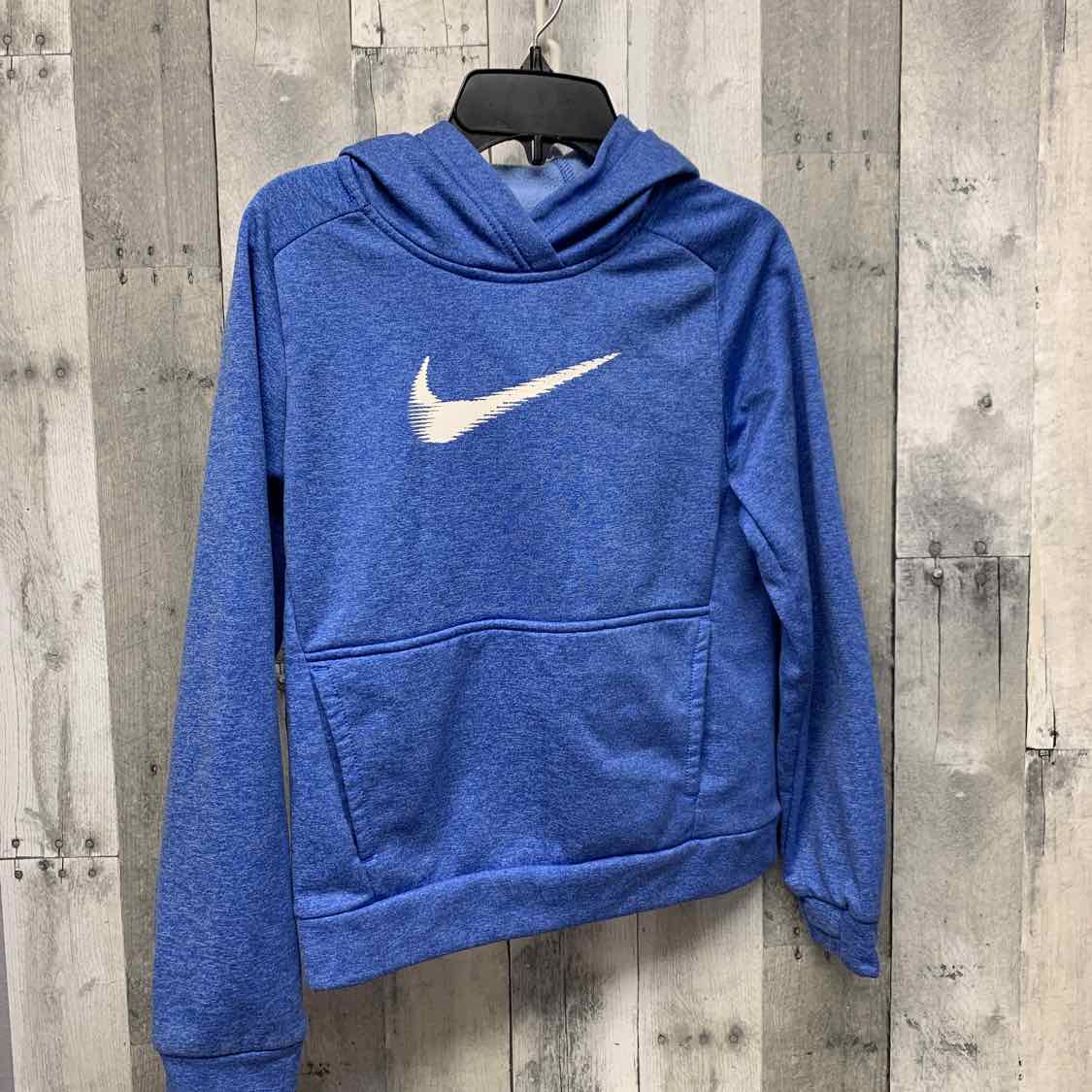 Size Medium Blue Graphic Sport Brand Pull Over