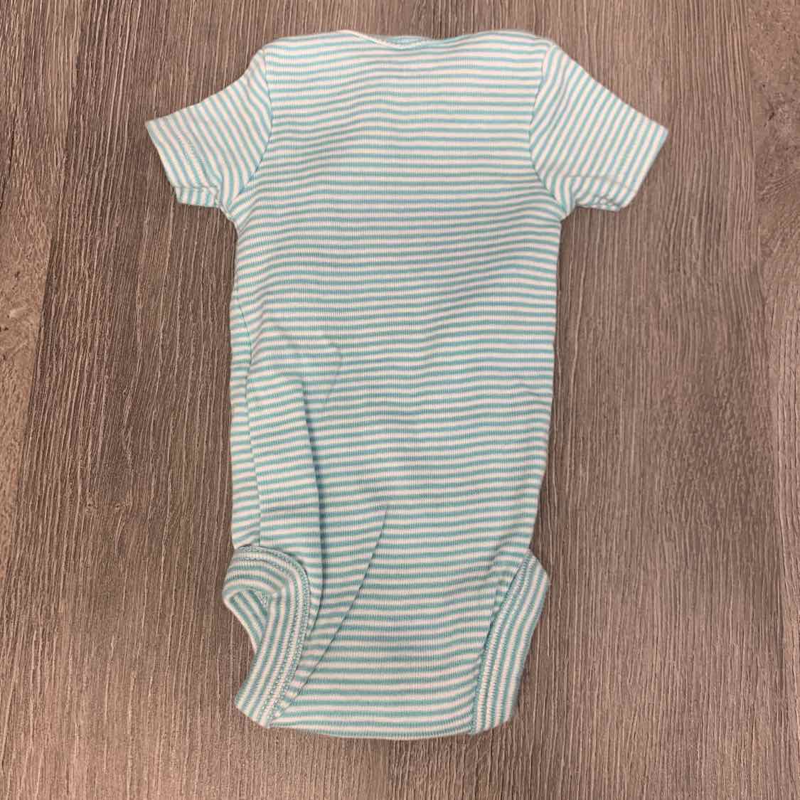 Size Preemie Teal/White Simple Joys Bodysuit