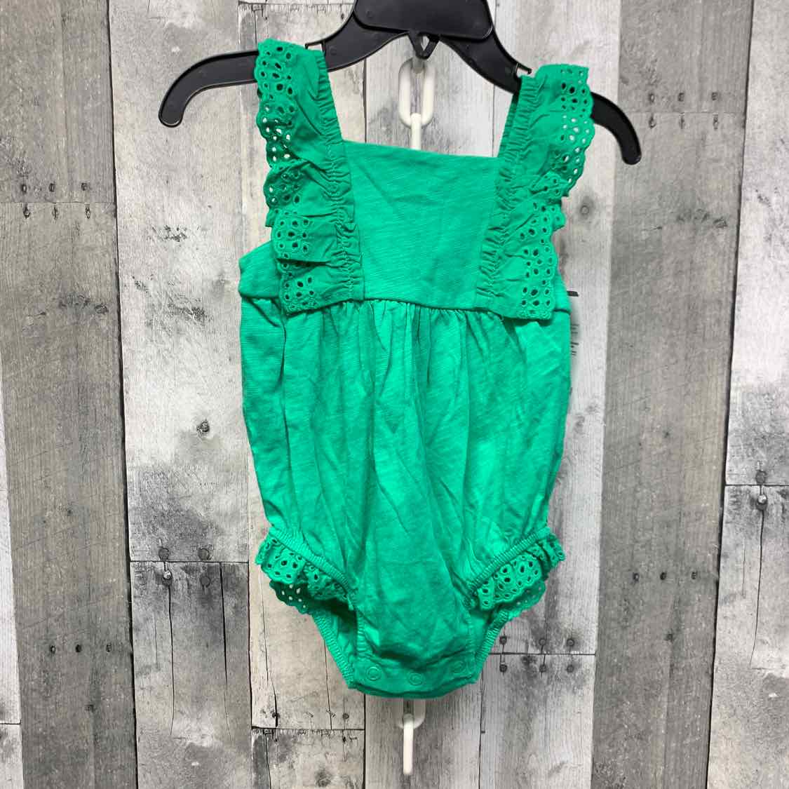 Size 6 Months Green Carter's Romper