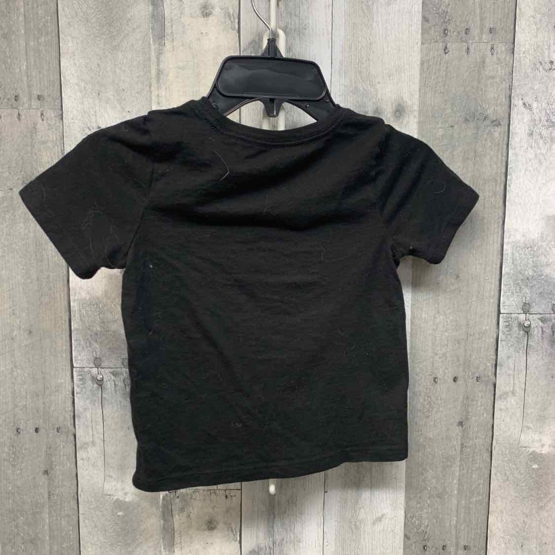 Size 4T Black Graphic Holiday Brands T Shirt