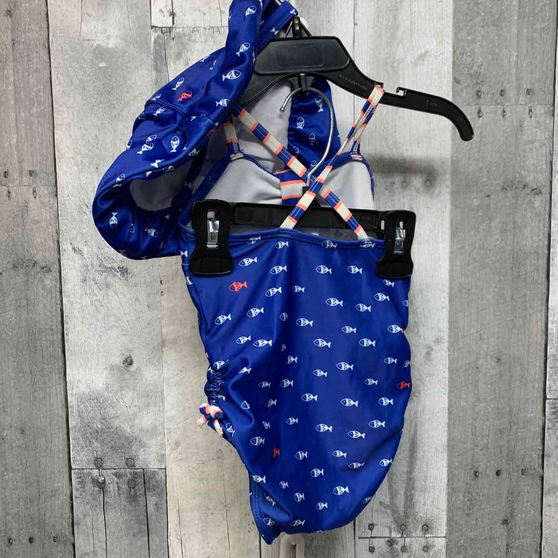 Size 12-18 Months Blue Print Gymboree Swim Suit - 1pc