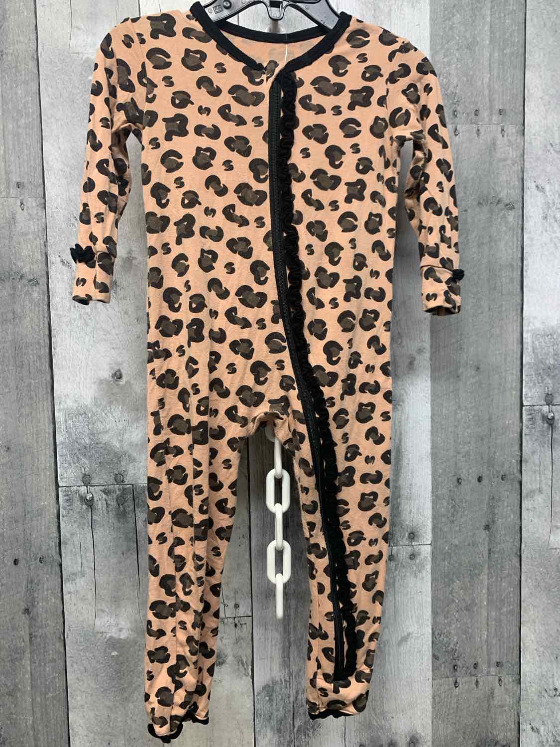 Size 18-24 Months Tan Print Name Brand Footy PJs