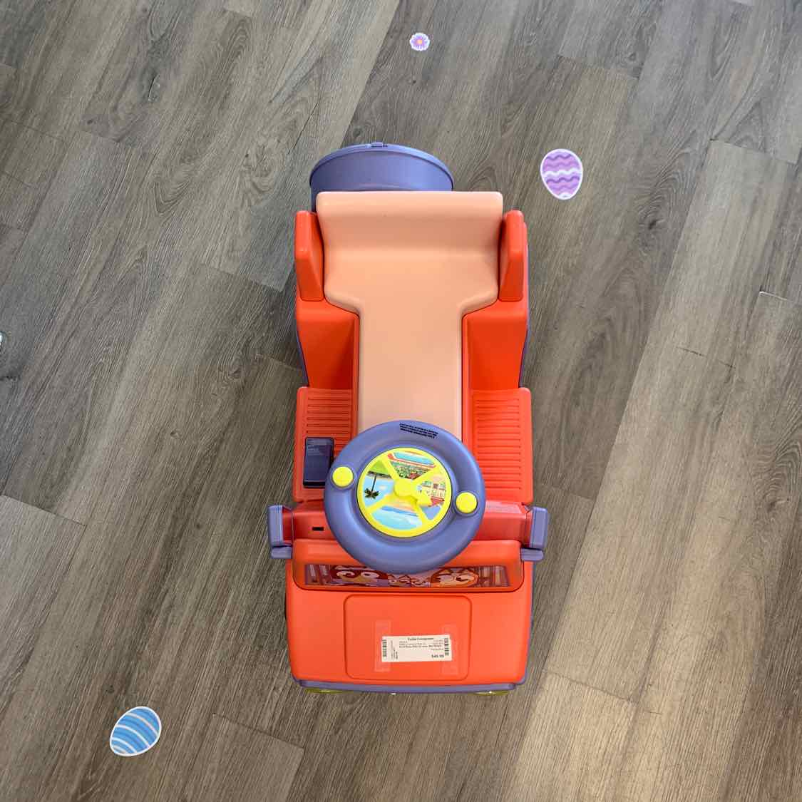 Generic Orange/Blue Battery Powered Ride On - OodlesCB