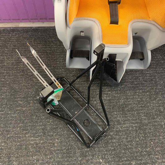 Gray/Yellow Bike Seat