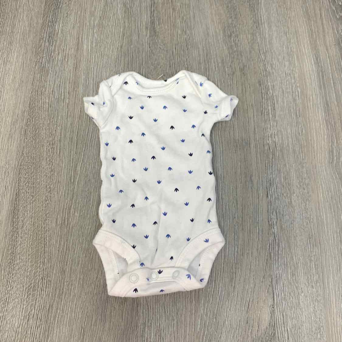 Size Preemie White Carter's Bodysuit - OodlesCB