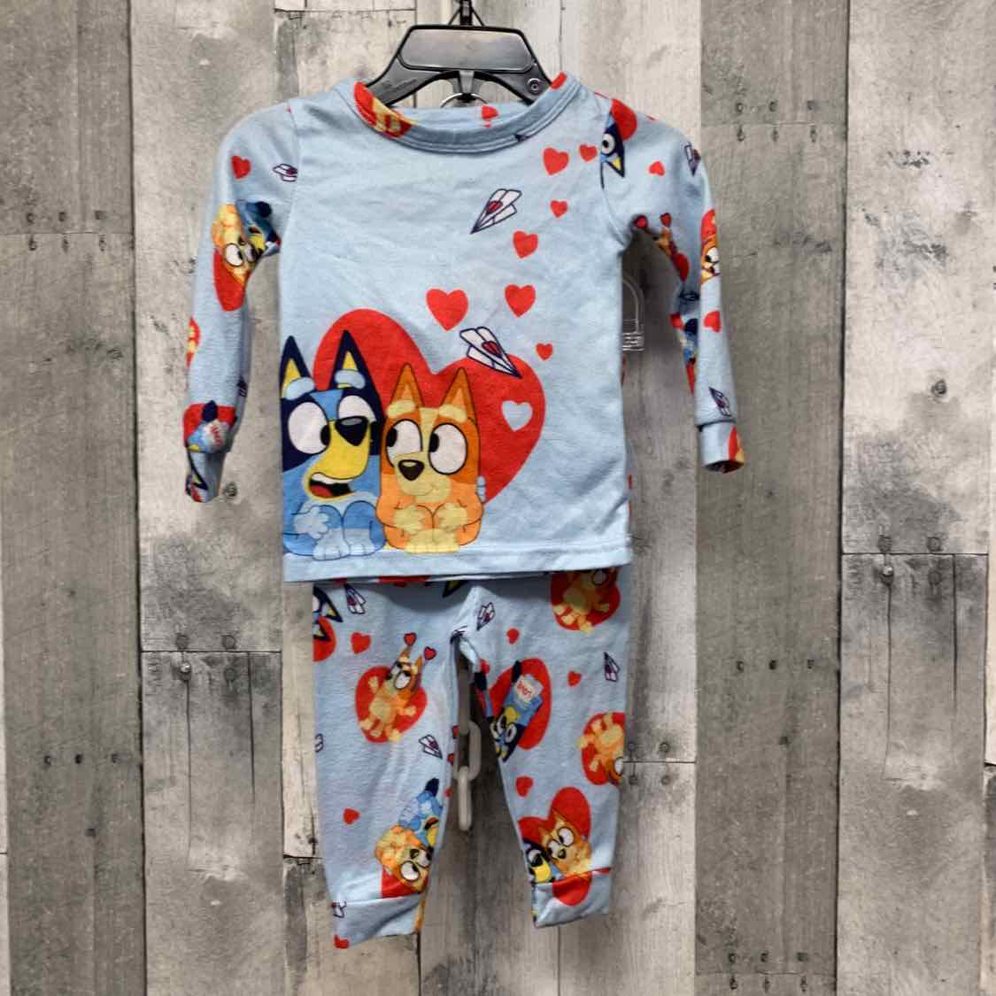 Size 12 Months Blue Print Disney 2pc PJs