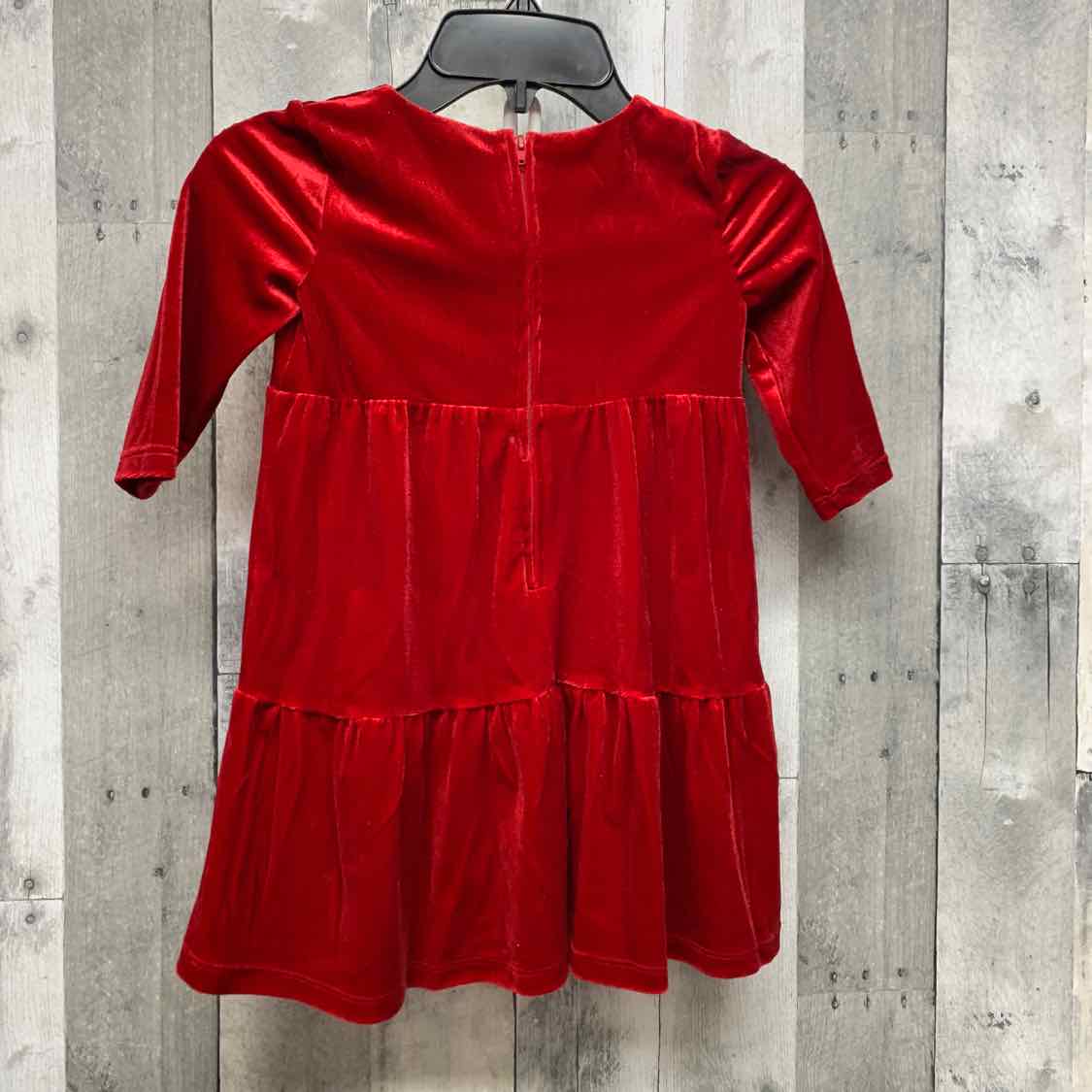 Size 4 Red Copper Key Dress