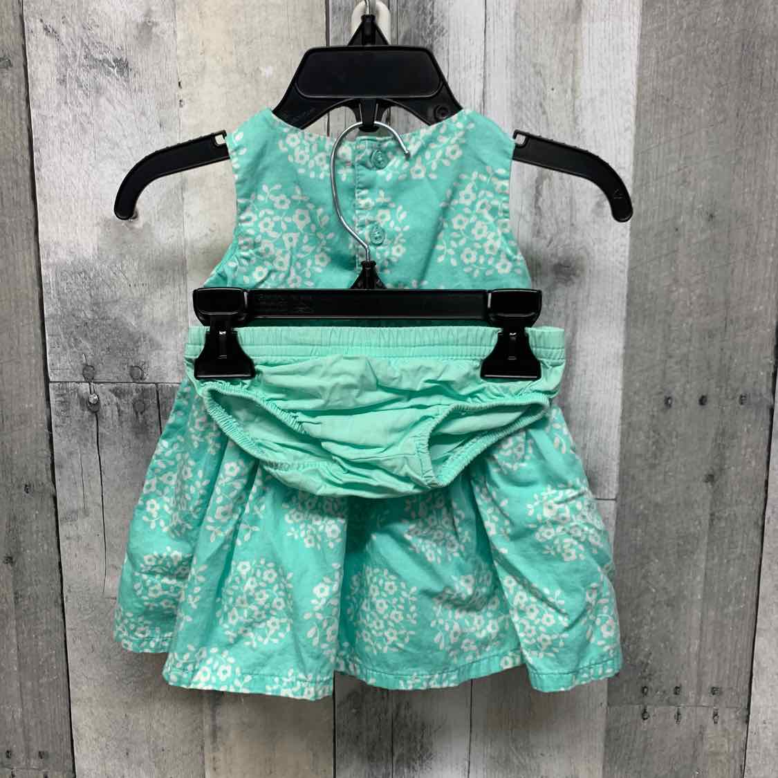 Size 3 Months Teal/Pink Carter's 2pc Dress