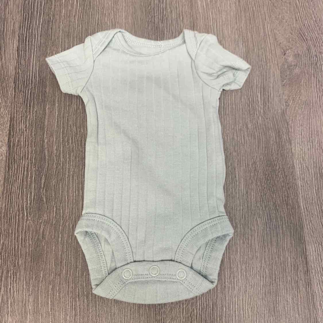 Size Preemie Green Child of Mine Bodysuit