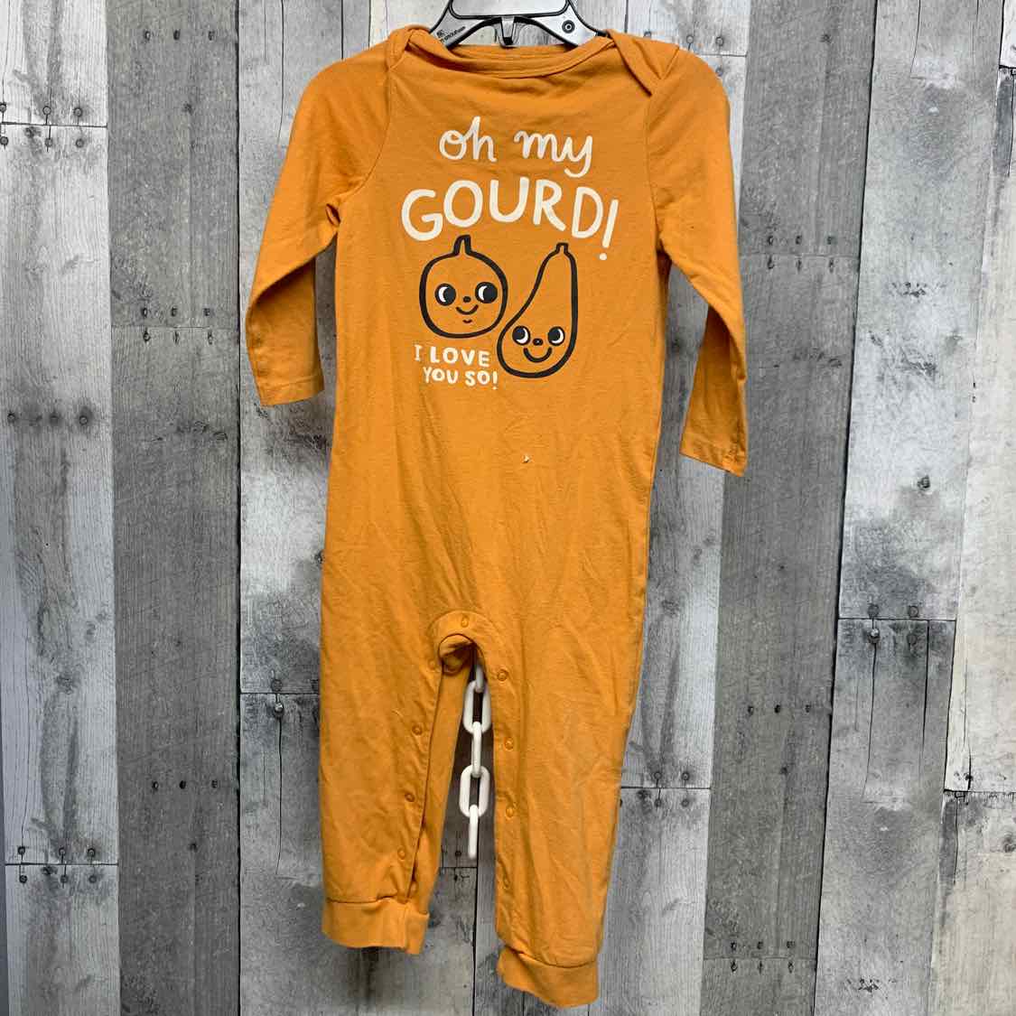 Size 18 Months Orange Cat & Jack Romper