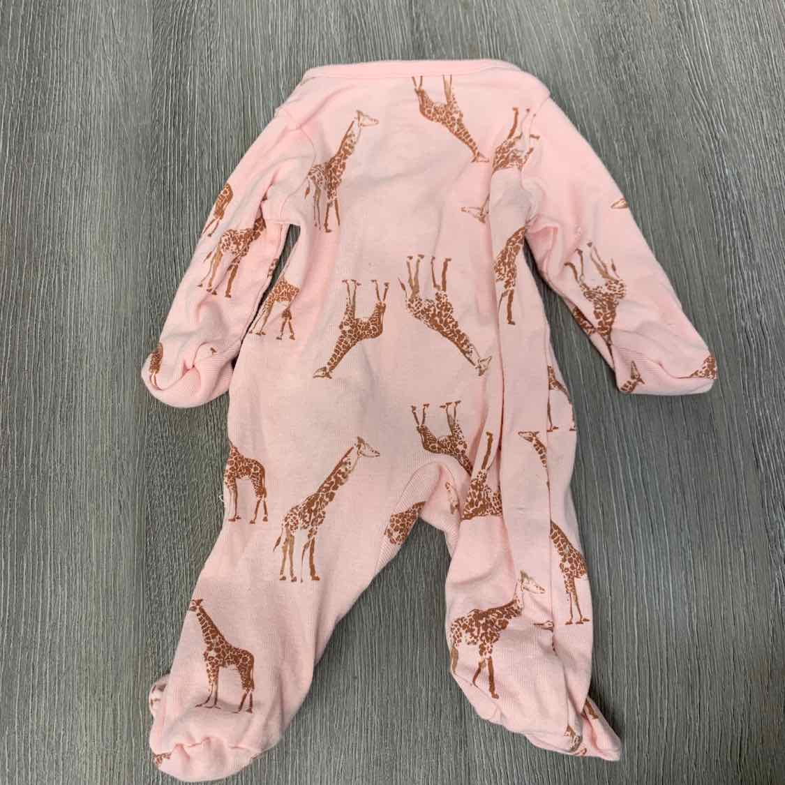 Size Preemie Pink Print Child of Mine Footy PJs