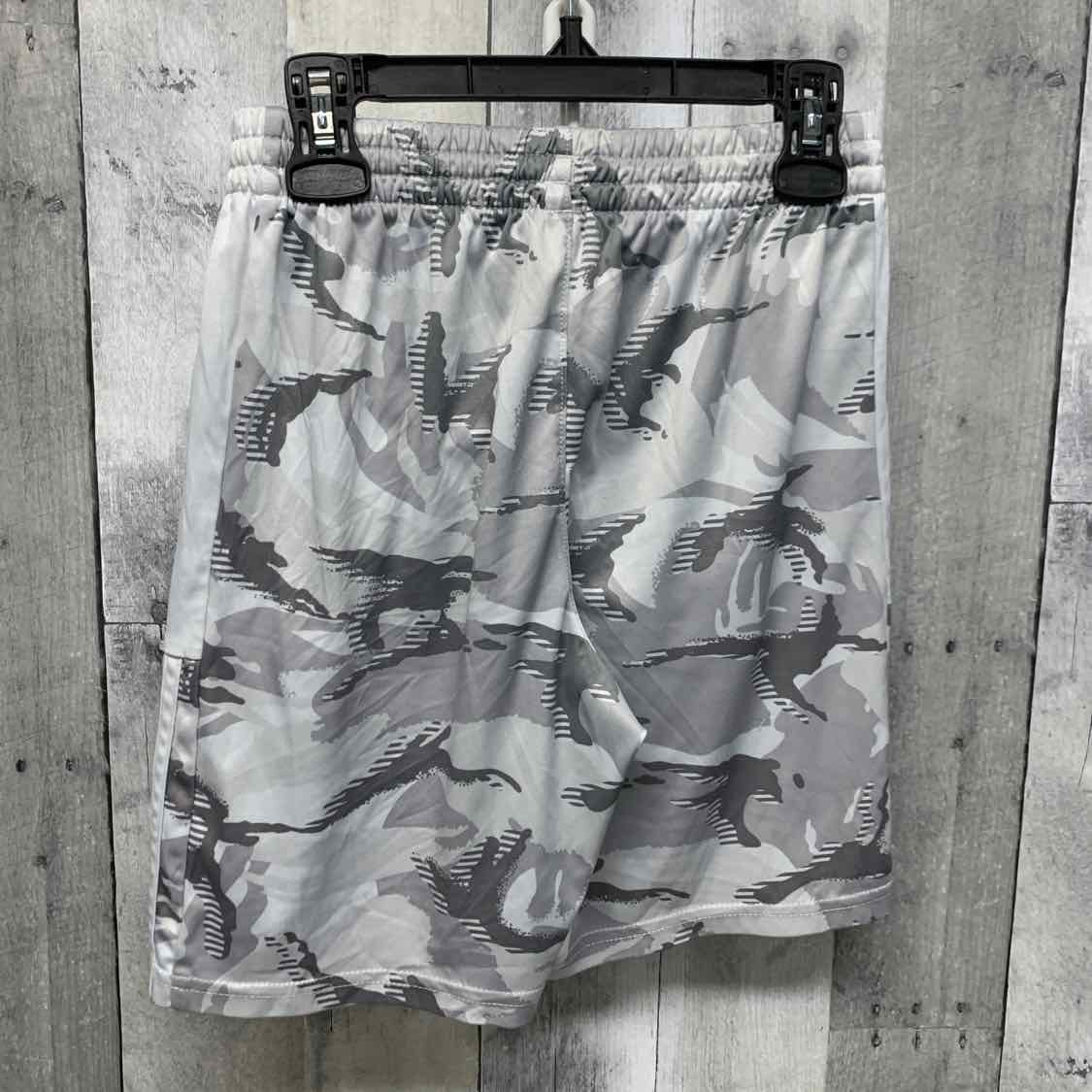 Size Medium Gray Camo Sport Brand Shorts - Athletic