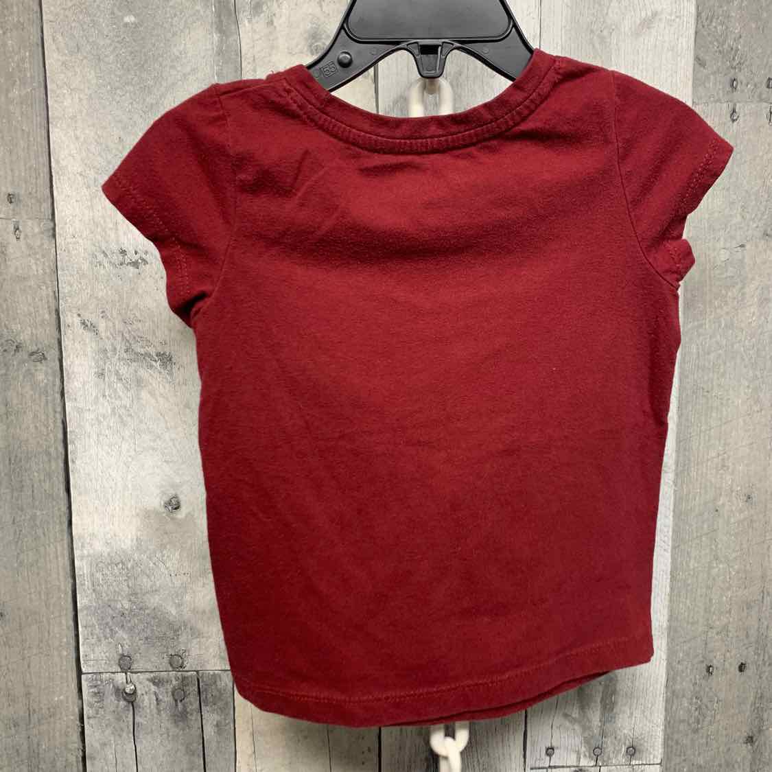 Size 3T Burgundy Cat & Jack T Shirt