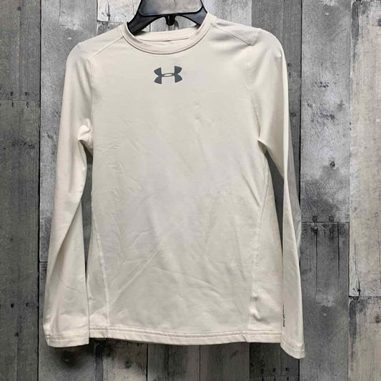 Size Medium White Sport Brand Long Sleeve Shirt