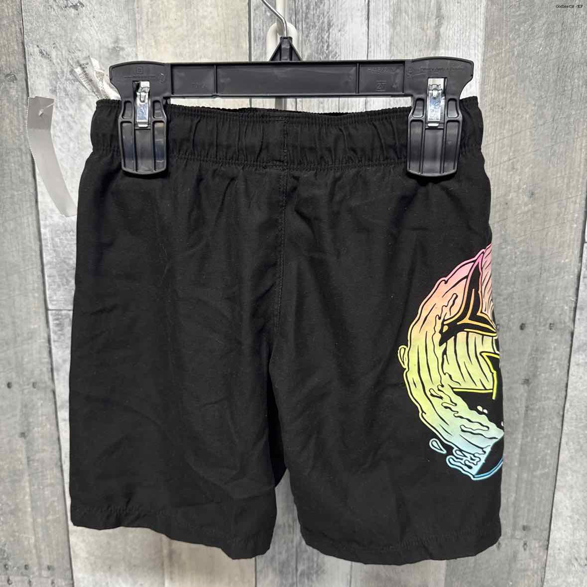 Size 6 Black Hurley Swim Trunks - OodlesCB