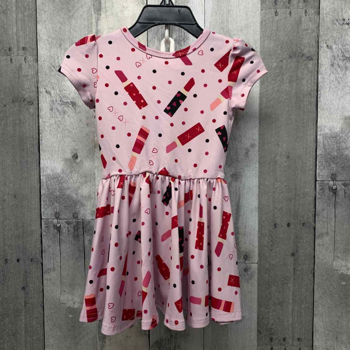 Size 12-24 Months Pink/Red Dot Dot Smile Dress - OodlesCB