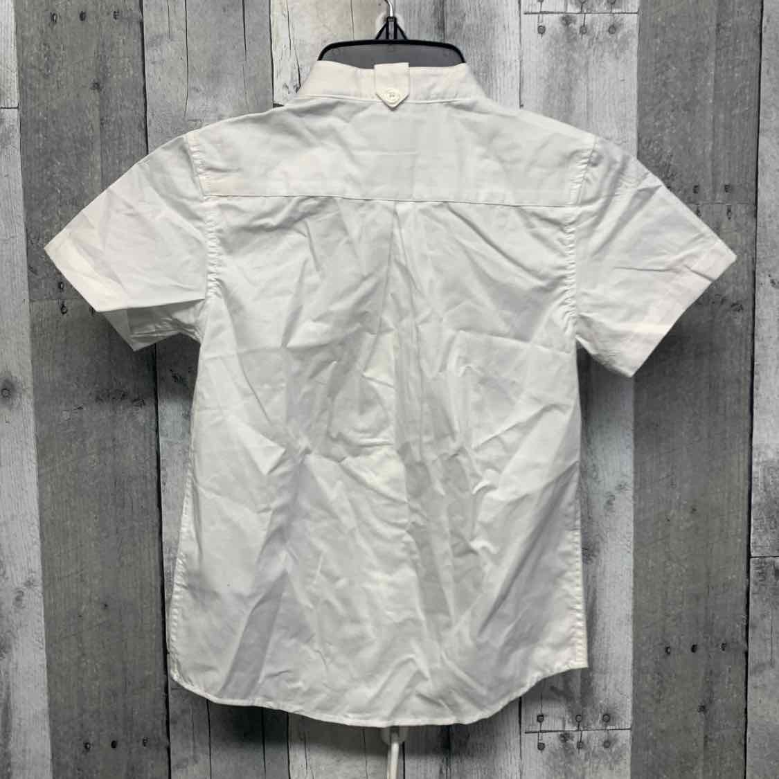 Size 6 White Mid Brand Button Up